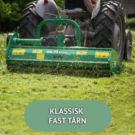 Slagleklippere med fast tårn  - Flere størrelser