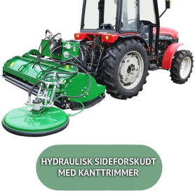 Slagleklipper - Hydraulisk Sideforskudt Med kanttrimmer - flere modeller