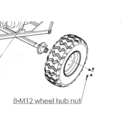 Hjul til 300KG trailer