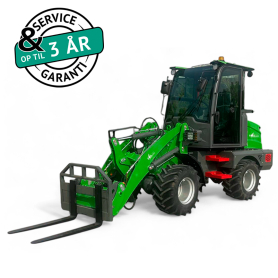 HFT E1200C minilæsser med kabine – el lithium, 1.200 kg