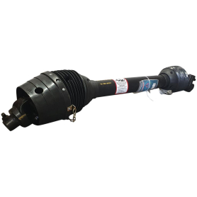 PTO aksel T6 120 cm med vidvinkel med springbolt