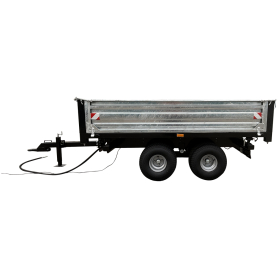 Galvaniseret trailer 2 ton - 3 vejs