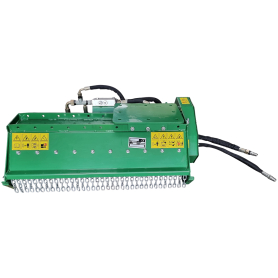 Light slagleklipper til minigraver 100 cm med 2 slanger