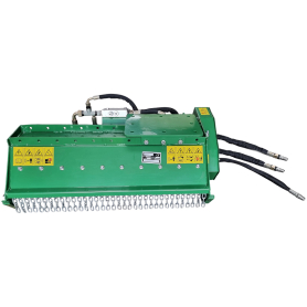 Light  slagleklipper til minigraver 100 cm 3 slanger