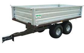 Galvaniseret trailer 2 ton