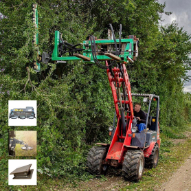 Hækkeklipper frontmonteret 150 cm