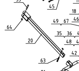 Trækstang til SPCPR150